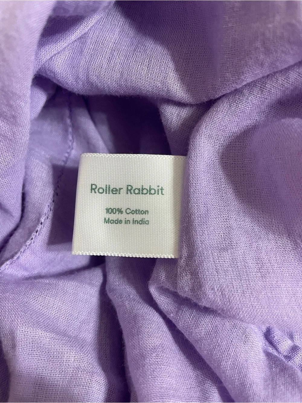 ANTHRO X Roller Rabbit Purple Green Ismay Dakota Tiered Boho Maxi Dress Medium - Picture 16 of 16